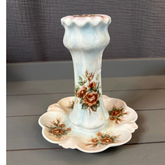 unknown Other - Antique Hatpin Holder with Tray –  Japanese Vanity Porcelain